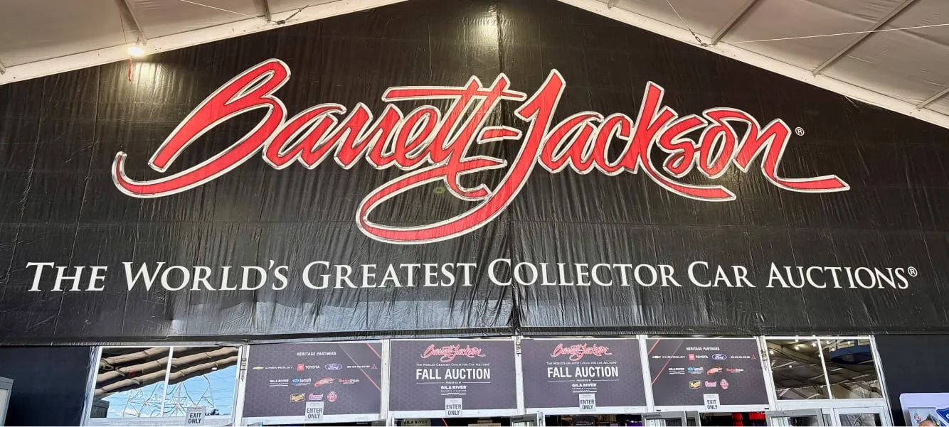Barrett-Jackson Scottsdale Fall Auction 2025: RumbleSeat Captures the Action