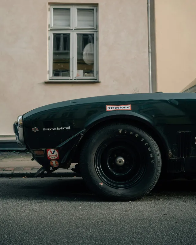 Classic American muscle car