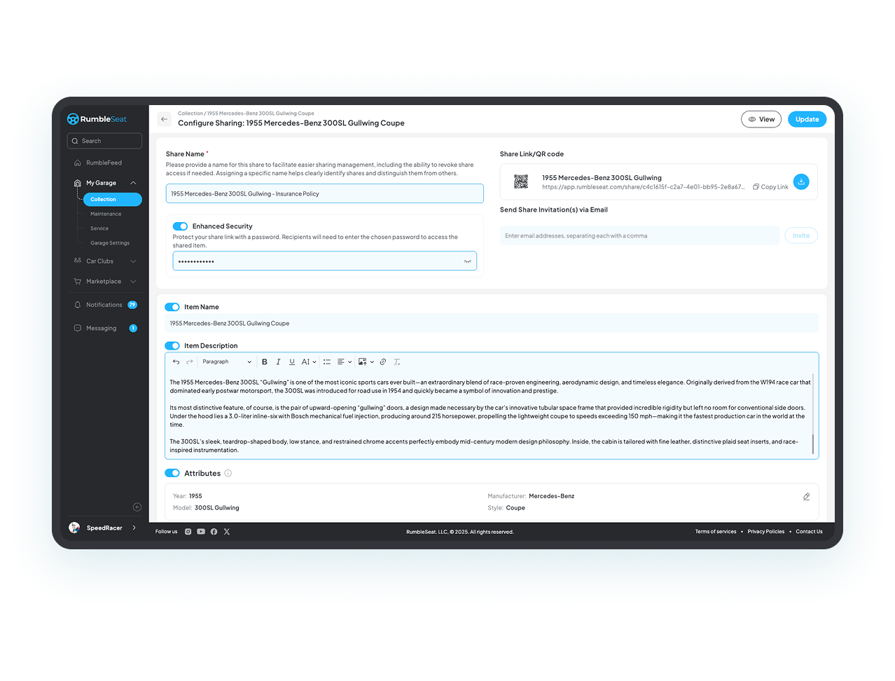 Secure Automotive Record Sharing